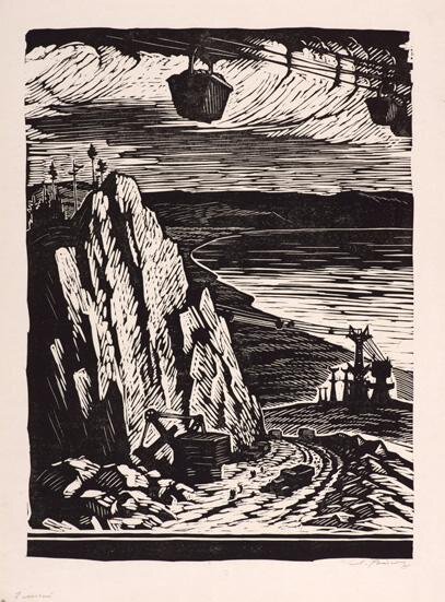 Богатыри Сибири. Триптих. Левая часть